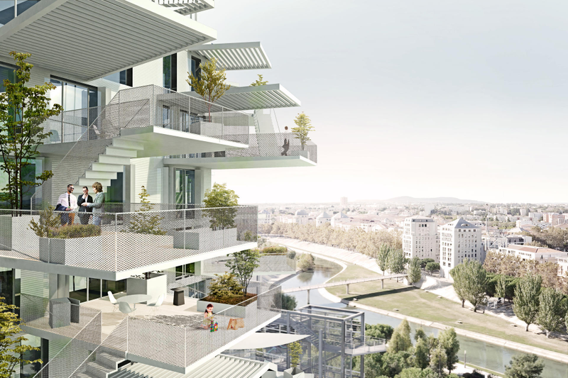Illustration for article titled This awesome tree building would be perfect if we had flying cars